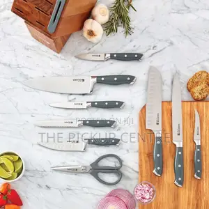 Sabatier,10 Pc Edgekeeper Knife Set With Built-in Sharpener