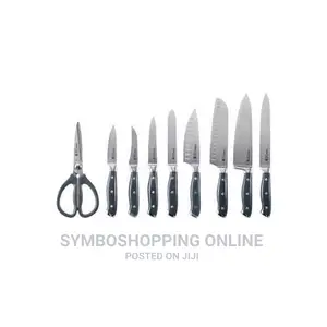 Sabatier,10 Pc Edgekeeper Knife Set With Built-in Sharpener