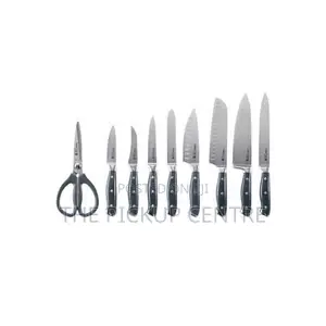 Sabatier,10 Pc Edgekeeper Knife Set With Built-in Sharpener