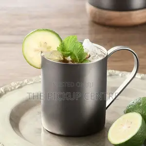 Crofton Stainless Steel Moscow Mule Drinking Mug - Set of 2