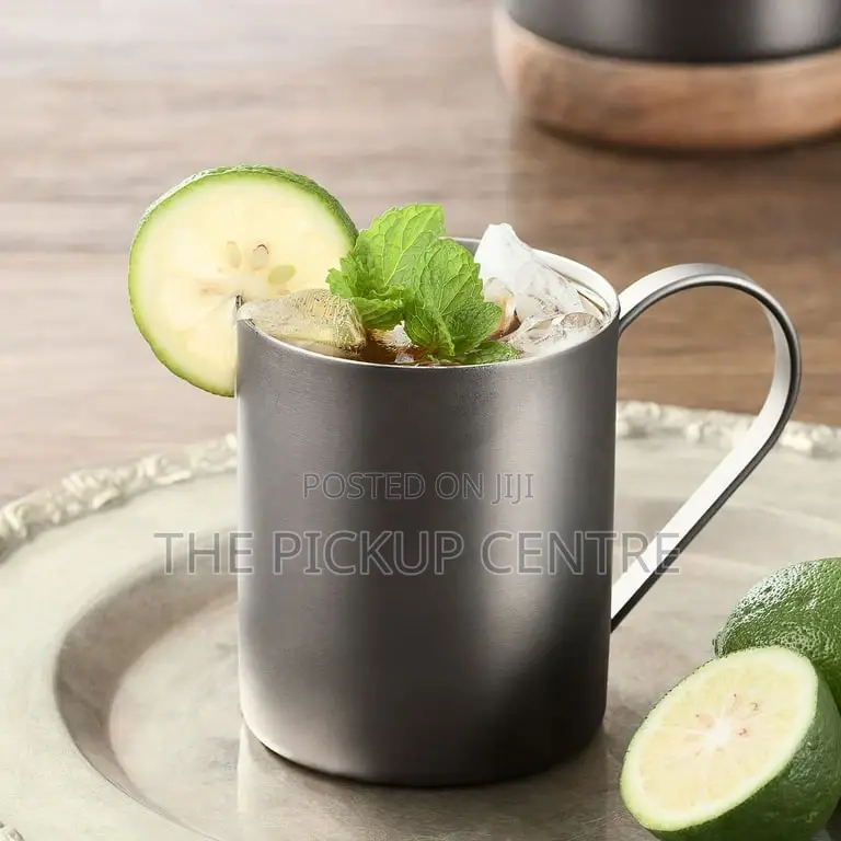Crofton Stainless Steel Moscow Mule Drinking Mug - Set of 2