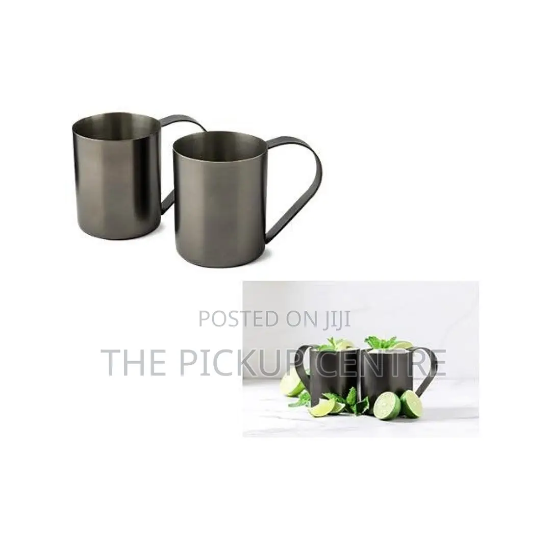Crofton Stainless Steel Moscow Mule Drinking Mug - Set of 2