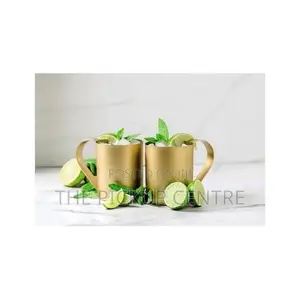 Crofton Stainless Steel Moscow Mule Drinking Mug - Set of 2