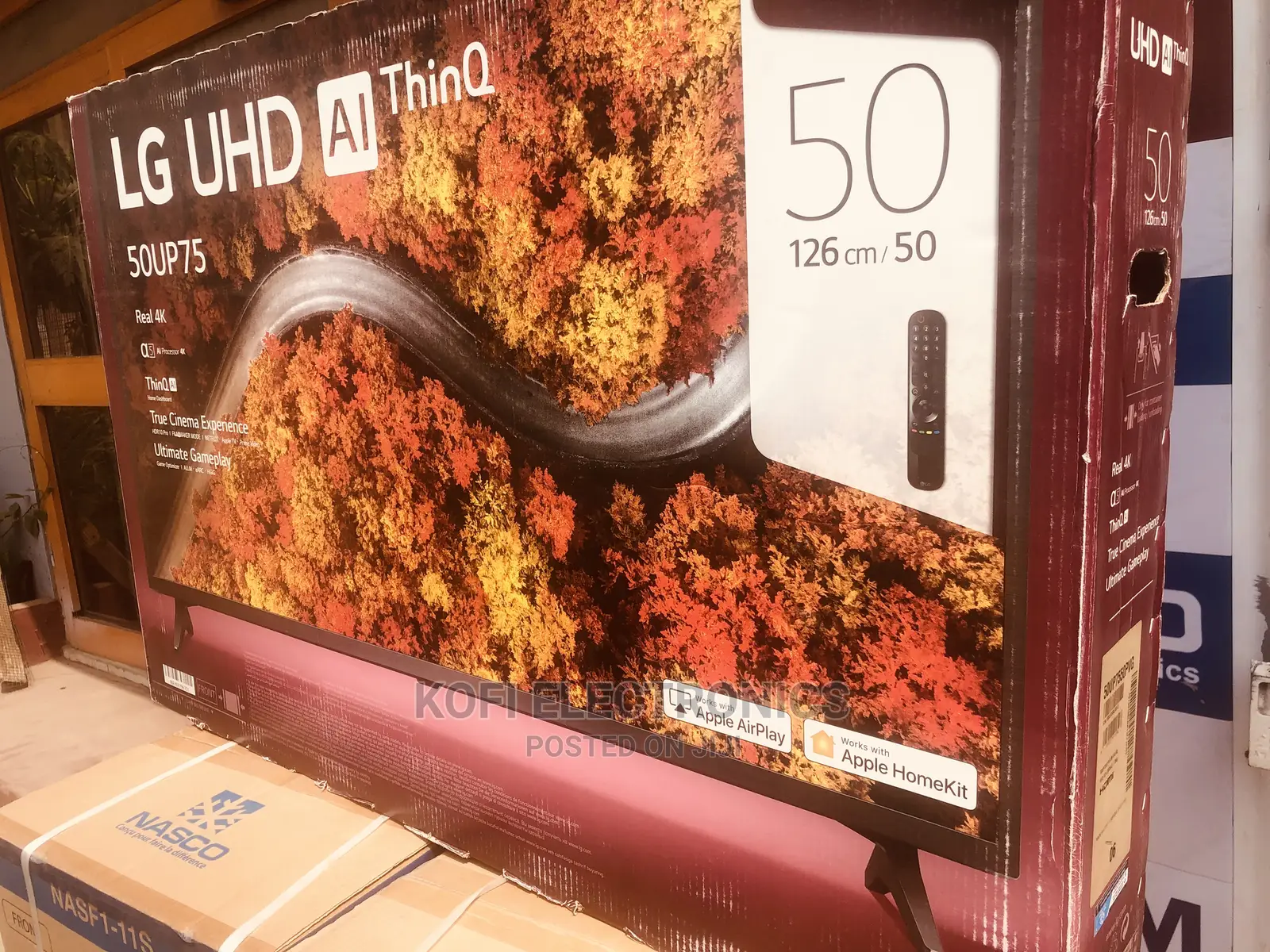 Wifi Built In LG 50 Inch Uhd 4K Active Hdr TV