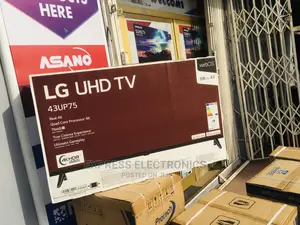 Latest Arrivals of 43”UHD Smart LG UP75 Tv +Dstv