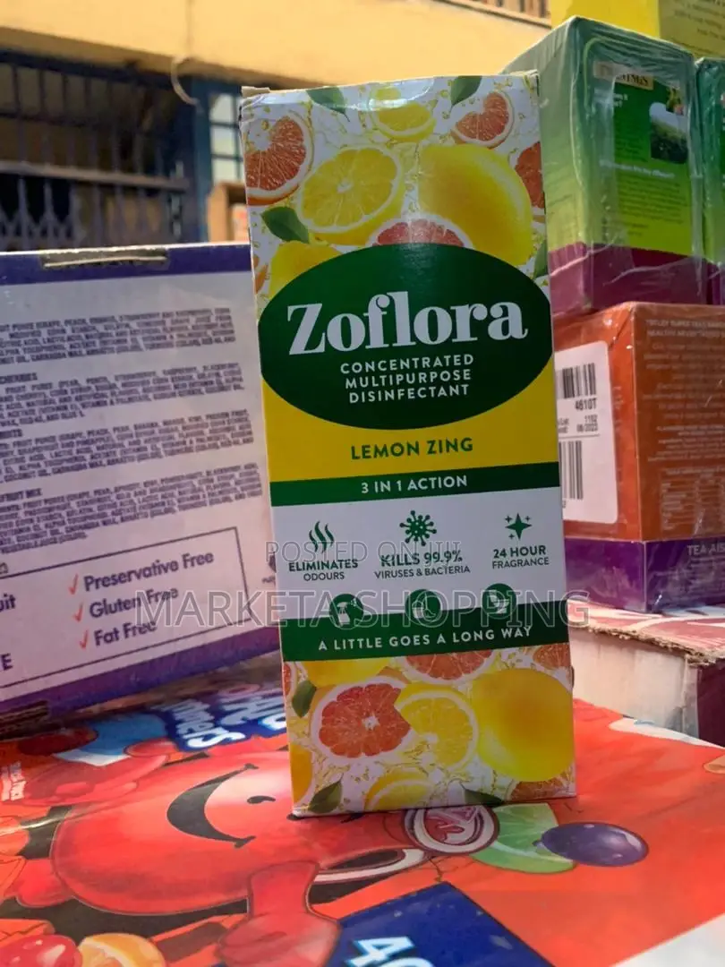 Zoflora Concentrated Multipurpose Disinfectant Lemon Zing