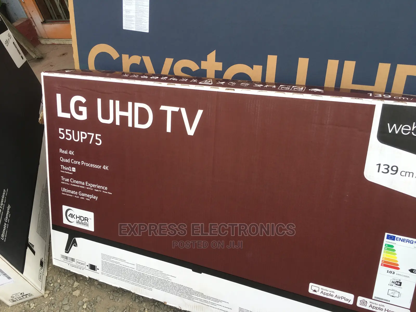 Latest Arrivals 55”UHD Smart LG Clear View UP75 Tv +DSTV