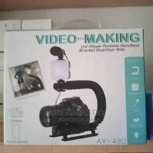 U/C Shaped Holder Grip Vlogging Video Handheld Stabilizer