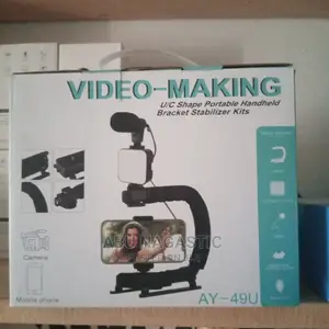 U/C Shaped Holder Grip Vlogging Video Handheld Stabilizer
