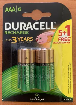 3A AAA Duracell Rechargeable Battery - 750mah