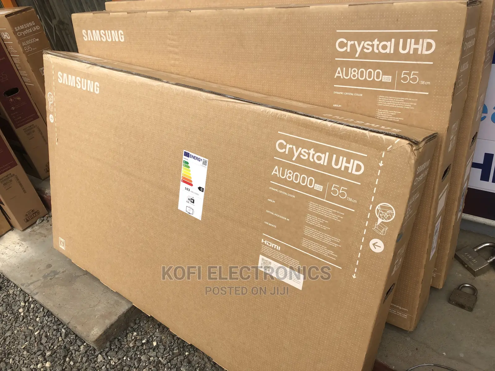 Apple Airplay2 Samsung 55-Inch 55au8000 Crystal Uhd TV