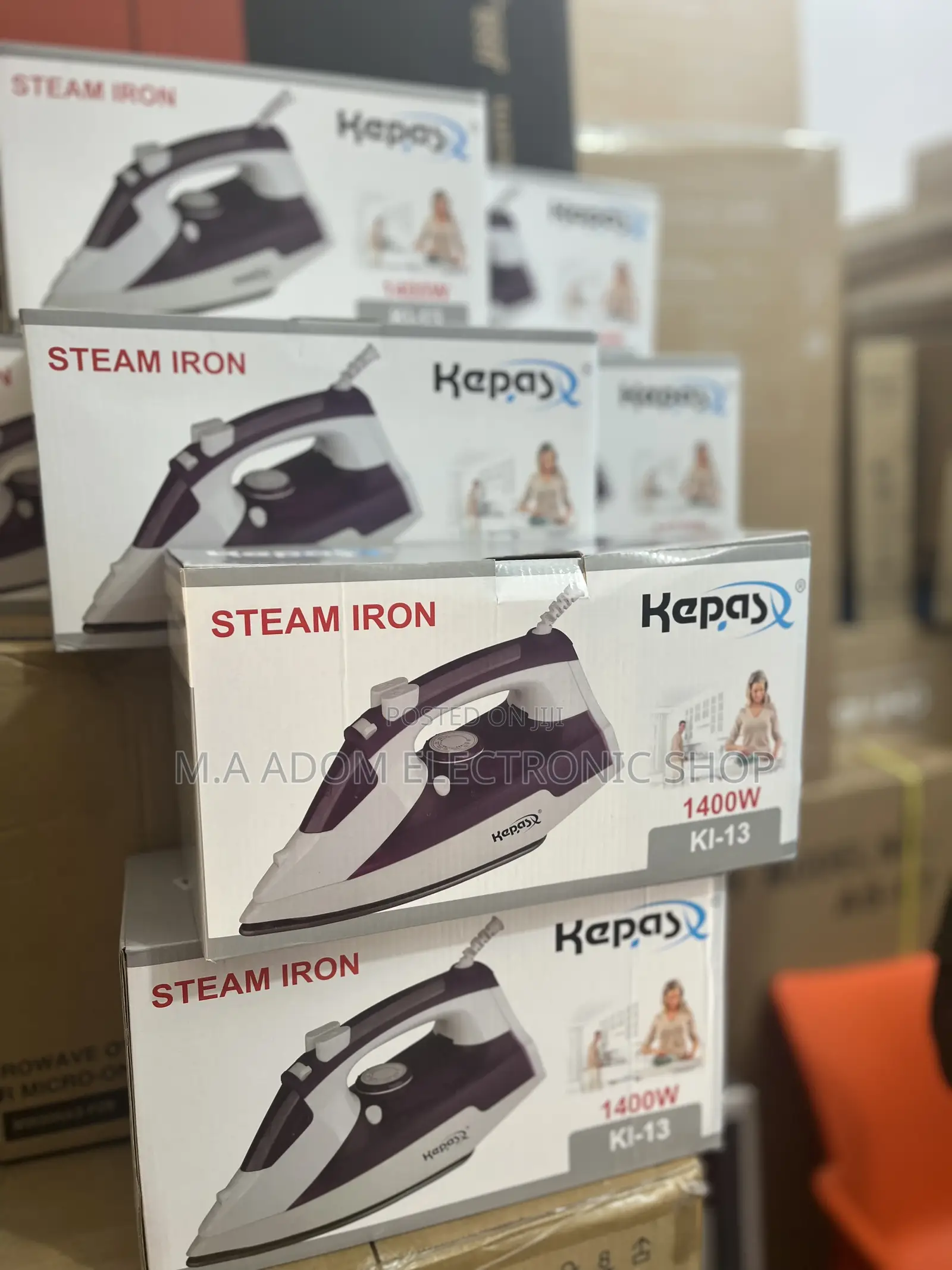 New Kepas 1400watts Steam Iron