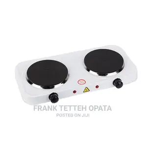 Professional 2 Burner Electric Hot Plate - White