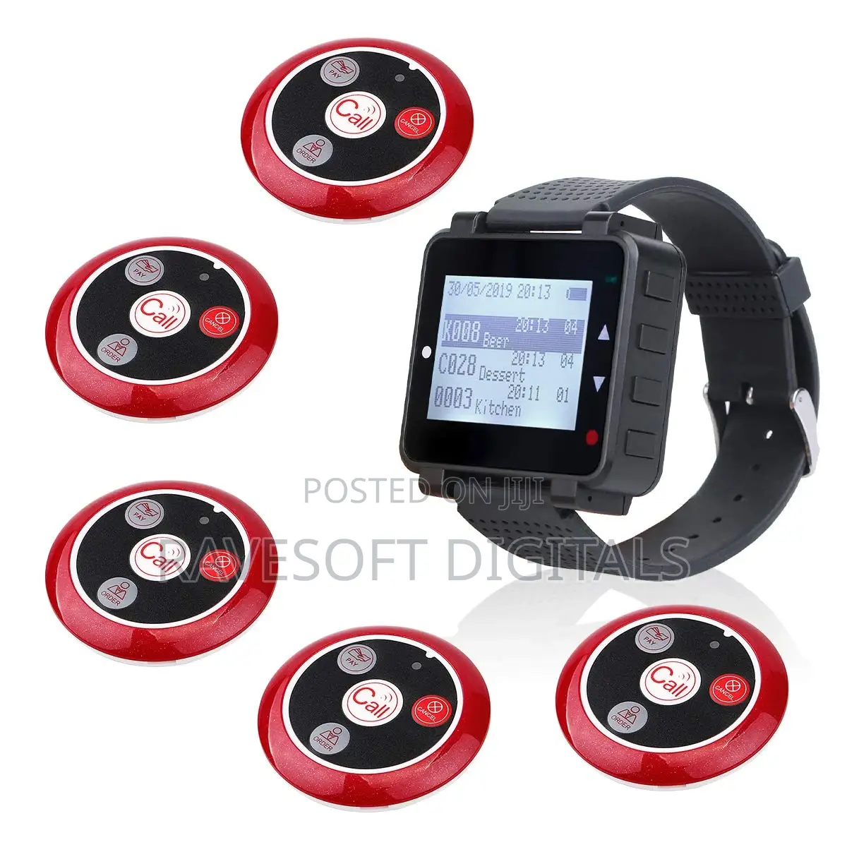 Waiter Calling System or Pager for Restaurants and Bars