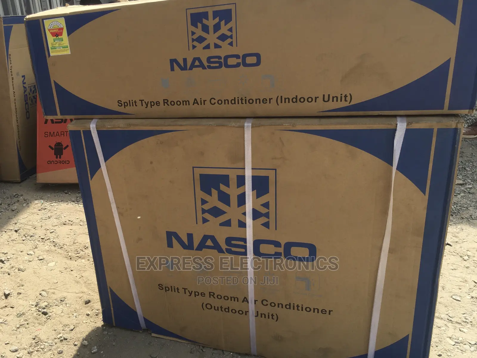 Nasco On/Off by Time 2.5hp R410 Split AC +Wall Bracket
