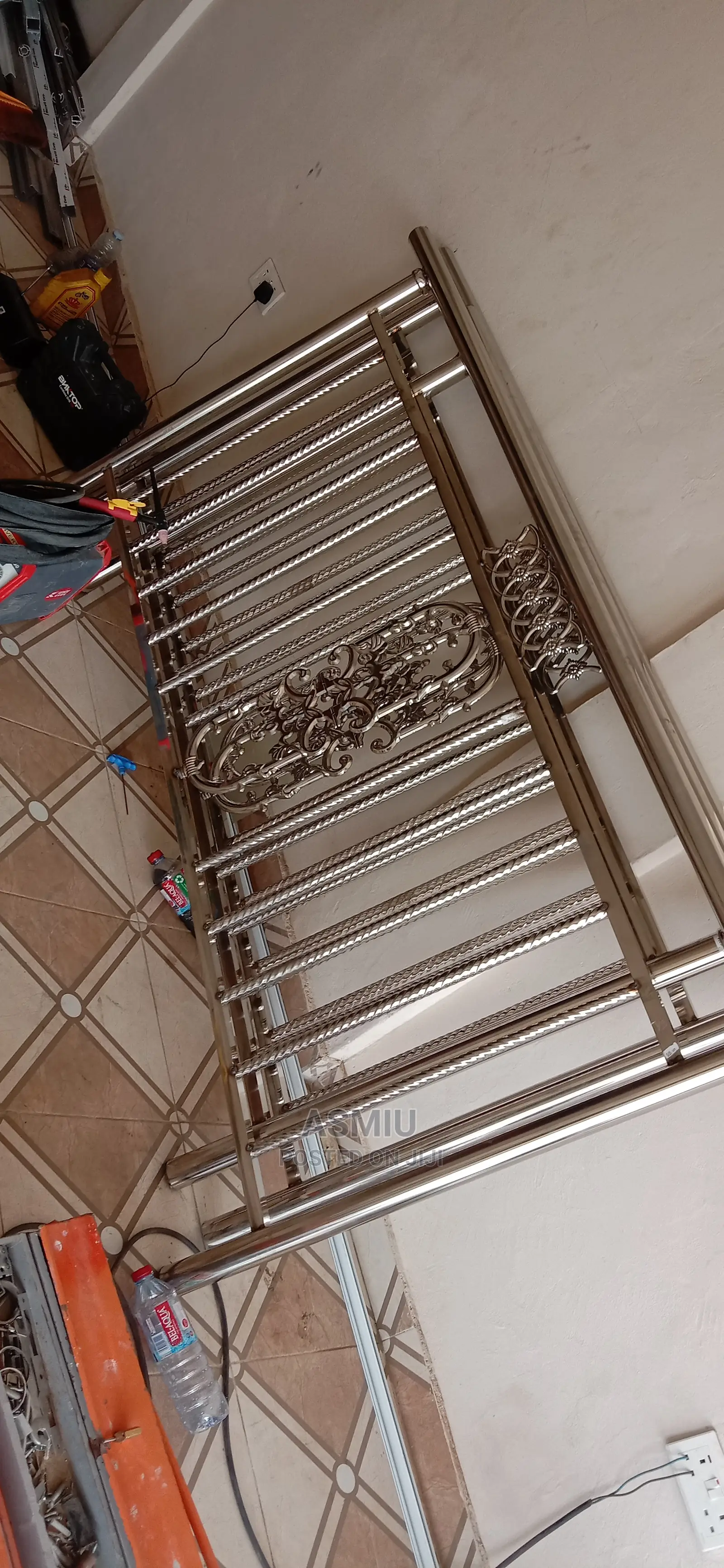 Stainless Steel and Barrister Glass