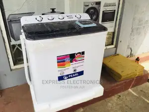 Wash and Spin Dry Semi Automatic Pearl Top Load Twin Tub