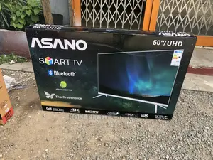 50inches Asano Smart UHD With Silver Design Style