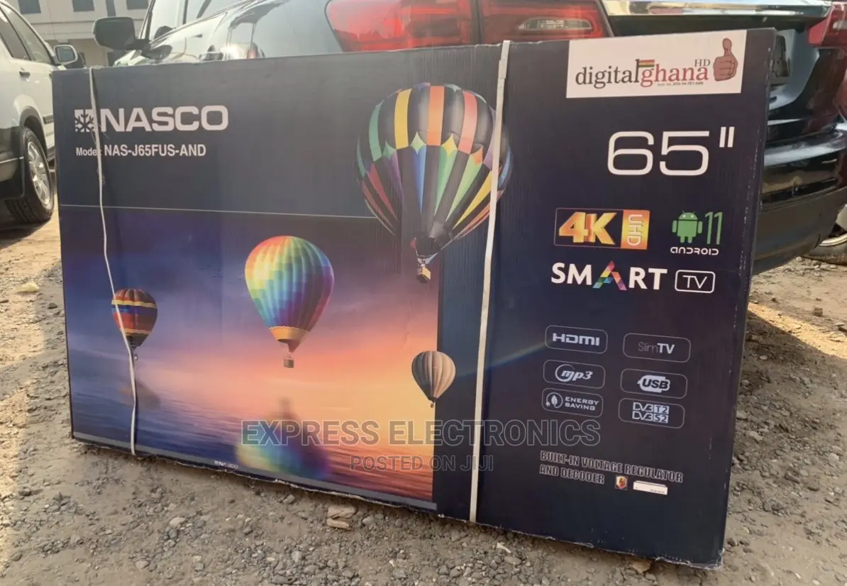 Android 65” UHD 4kexperience Smart NAS-J65FUS-AND Nasco+Dstv
