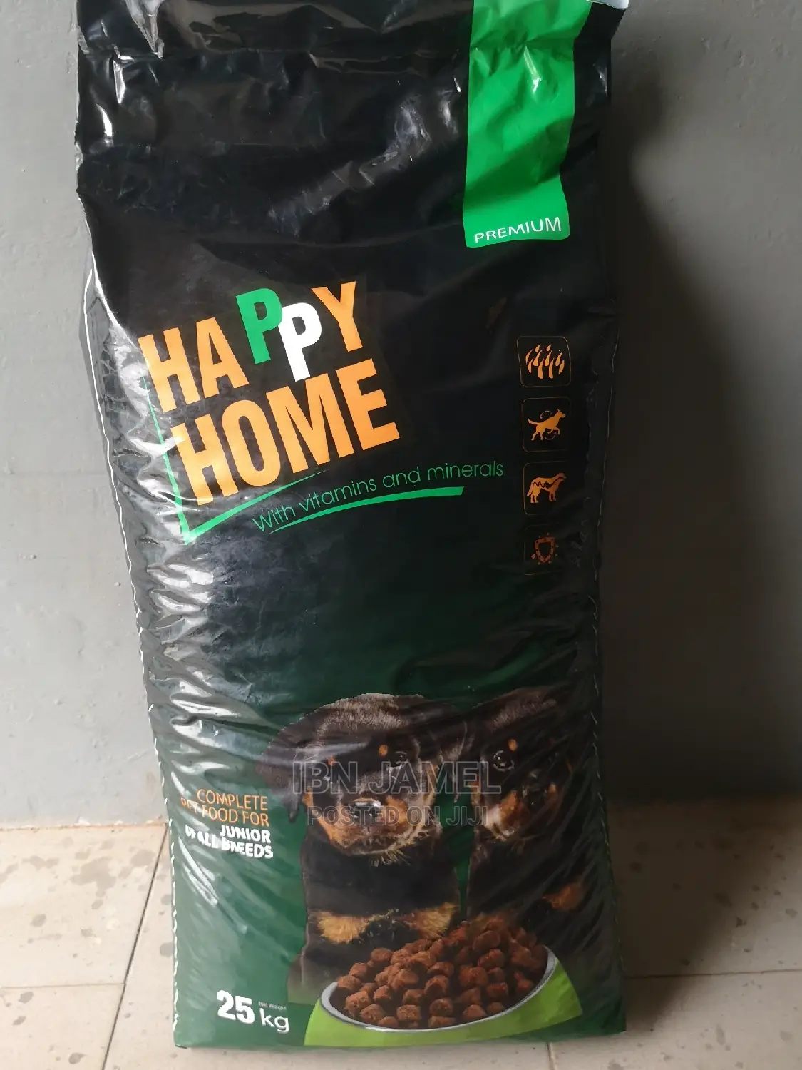 Happy Home Premium Puppy/Junior Dog Feed.