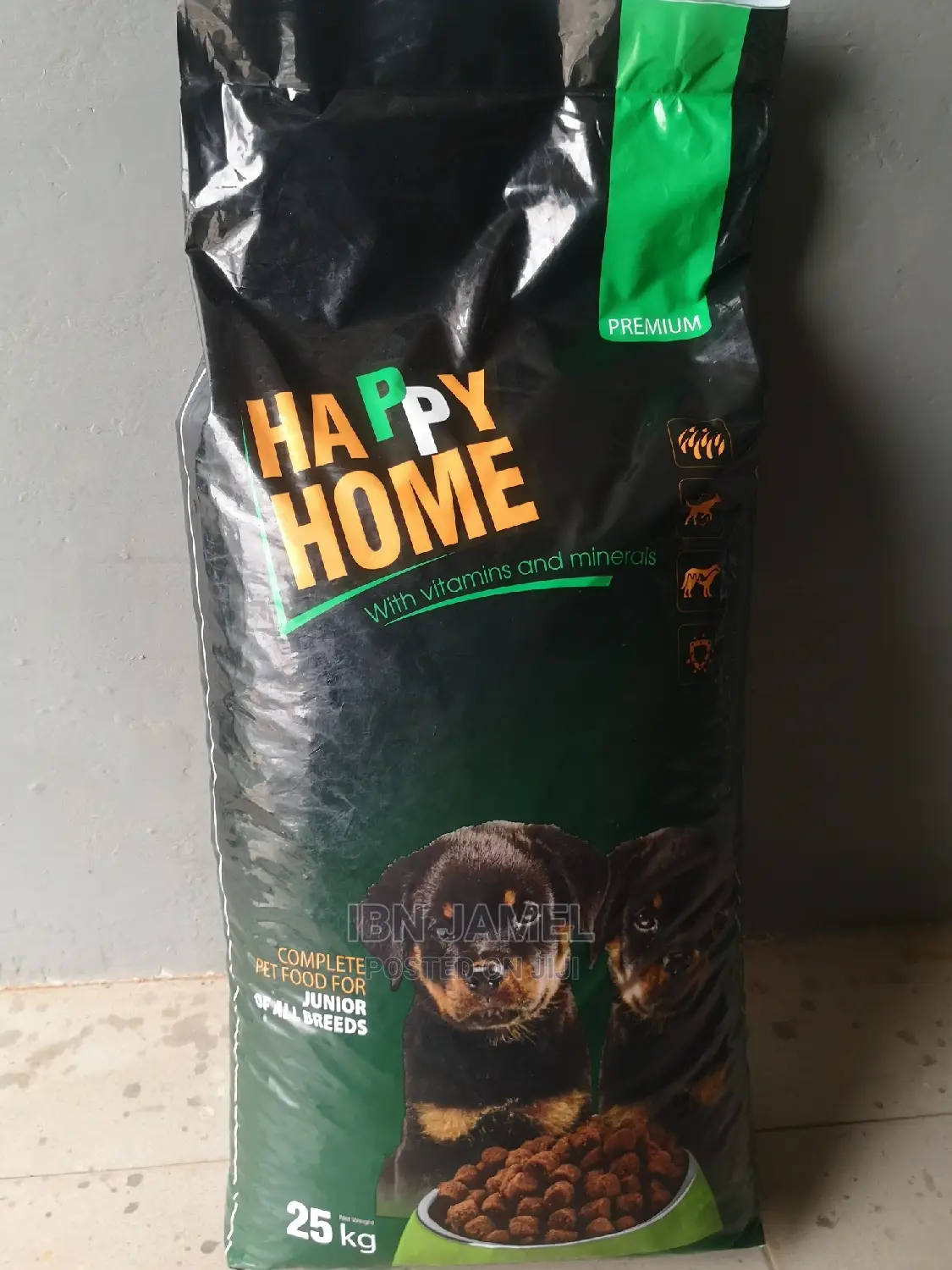 Happy Home Premium Puppy/Junior Dog Feed.