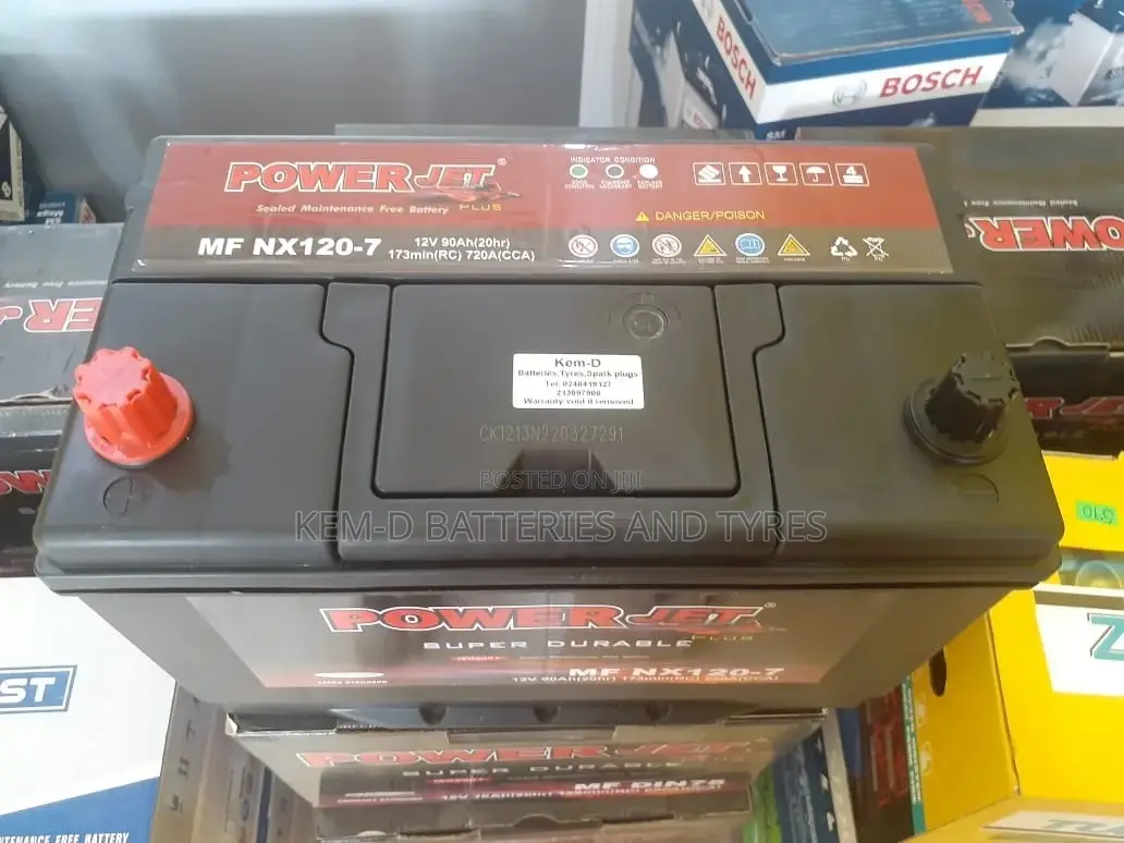 90ah 17 Plates Power Jet Batteries - Free Delivery