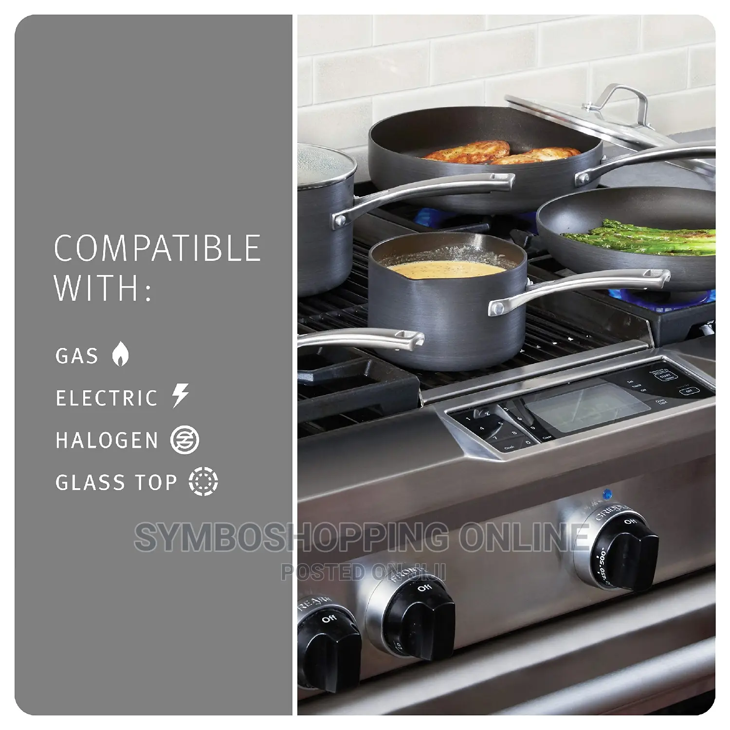 Calphalon Classic Nonstick 8 Piece Cookware Set