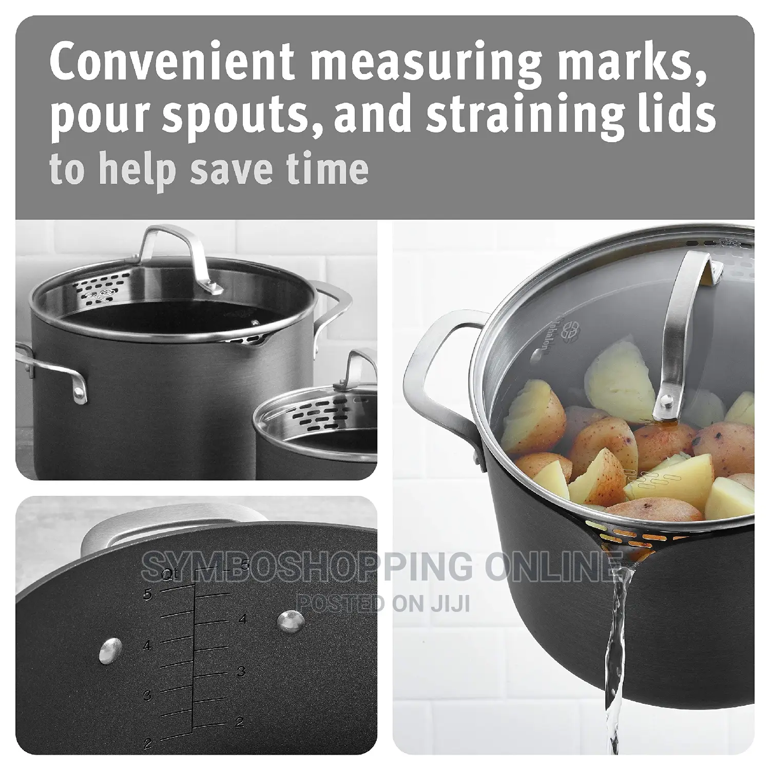 Calphalon Classic Nonstick 8 Piece Cookware Set