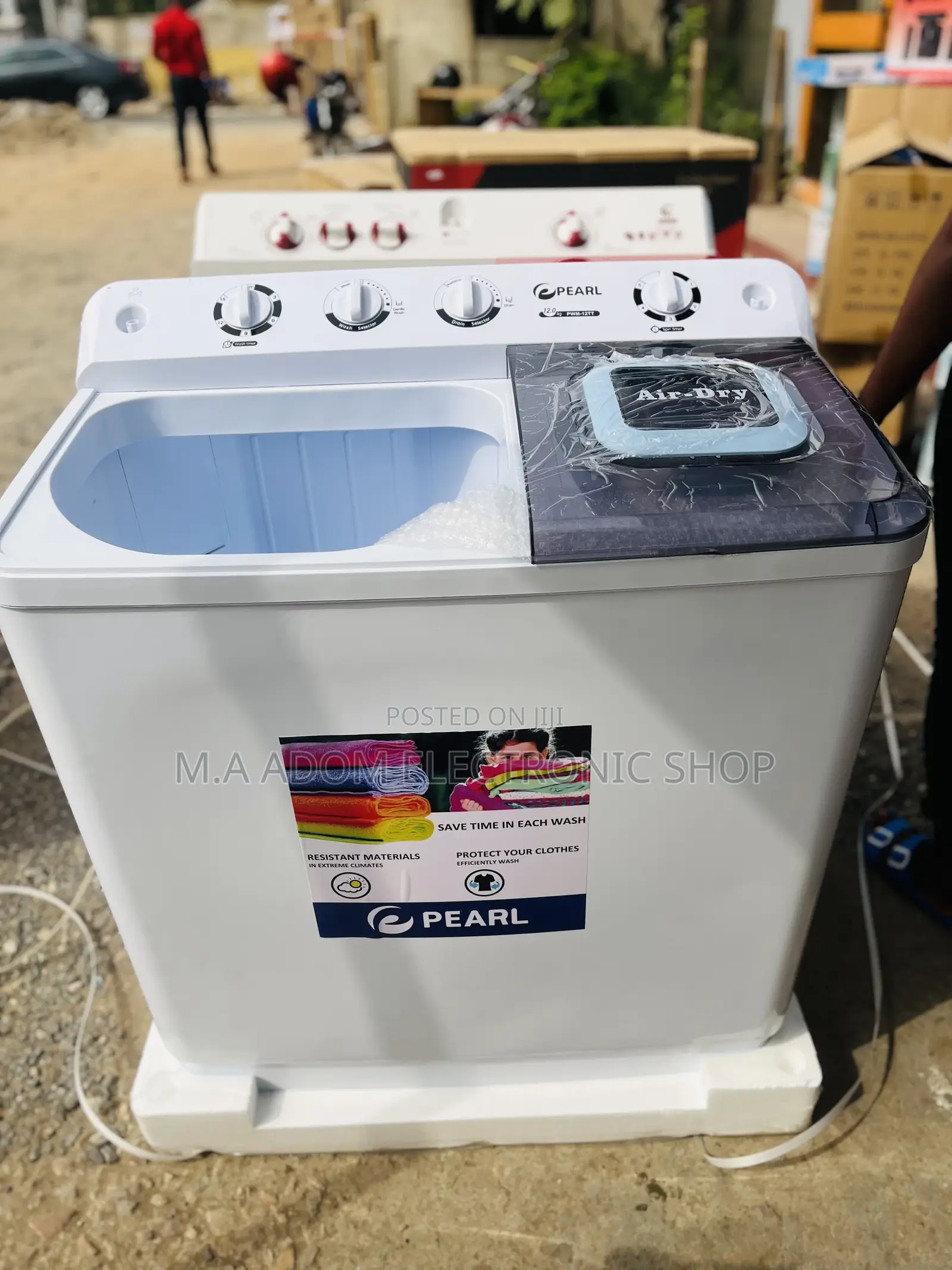 Washall Your Cloths With the New Pearl 12kg Washing Machi