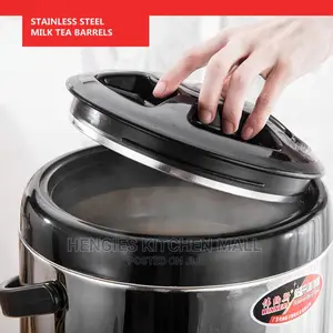 Stainless Steel Milk Tea Bucket Dispenser 8l