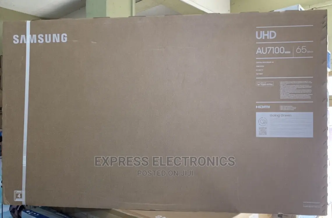 Natural Mode Support 65”Au7172 UHD Real Samsung Tv +Dstv