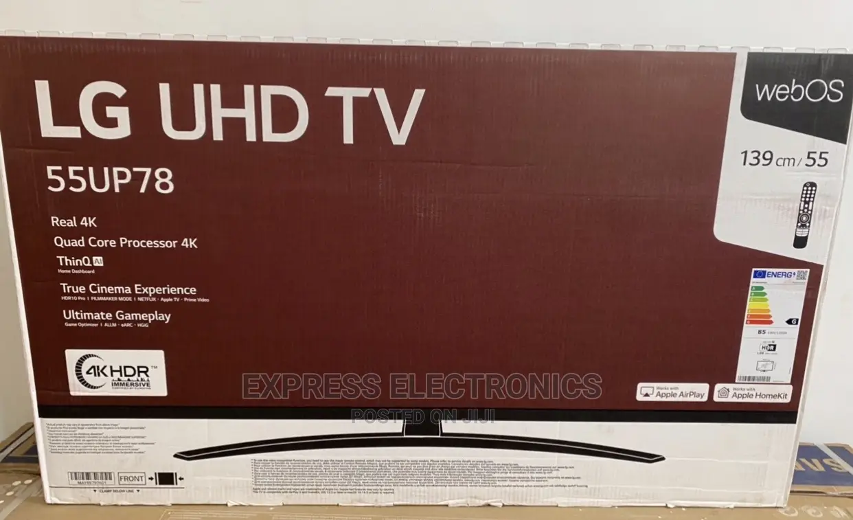 Incredible Ultra HD Picture LG 55”UP80003 Tv +Dstv