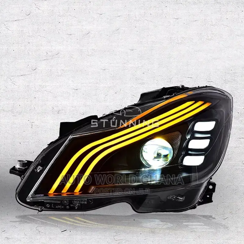 Mercedes Benz C250 C300 Headlight Triple Lens 2011-2014