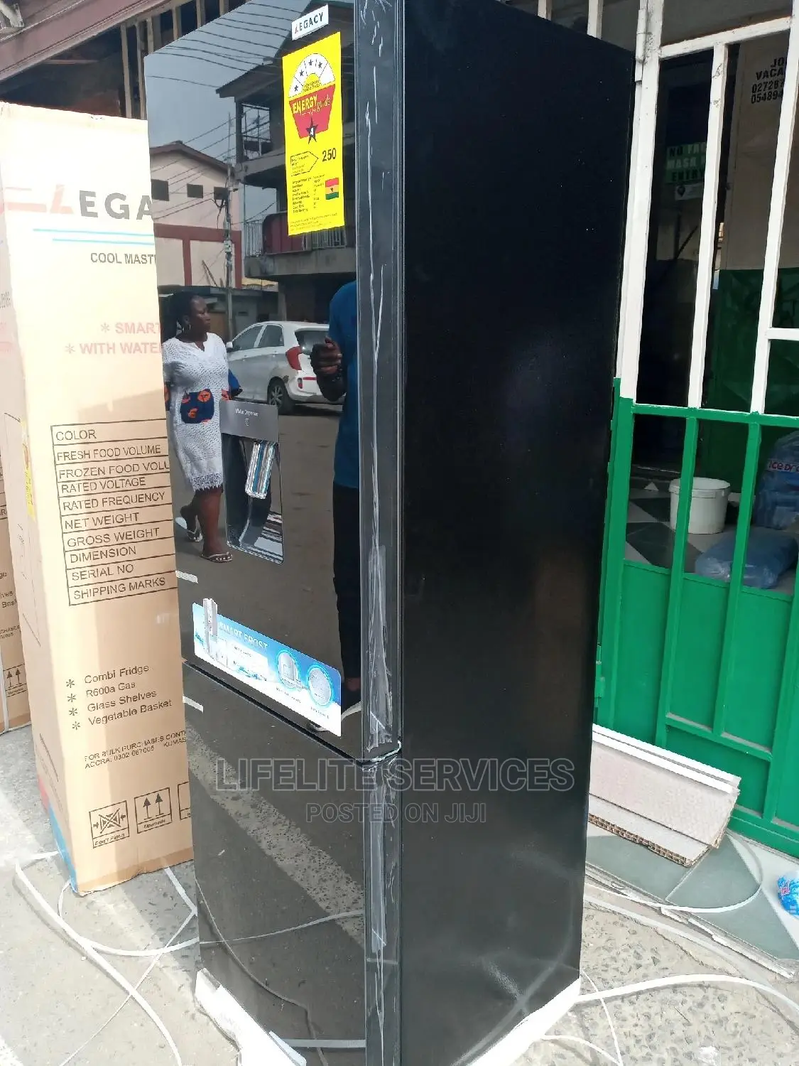 Legacy Mirror Fridge With Dispenser 265ltrs