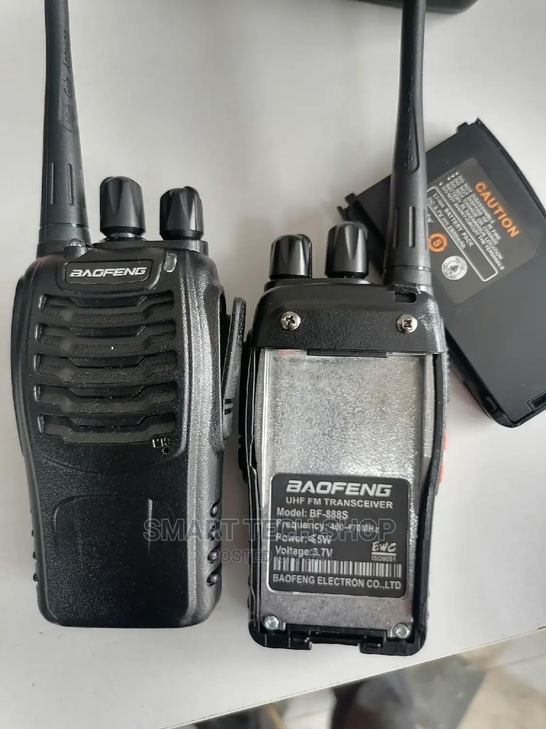 Baofeng Uhf Walkie Talkie Long Range Two Way Radio in Pairs