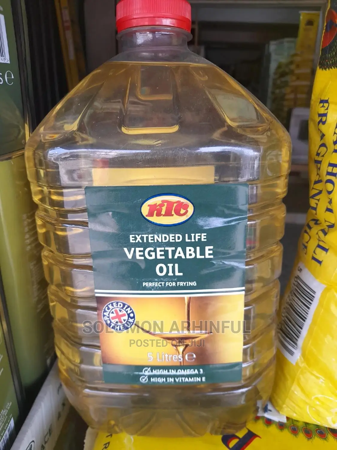 Ktc Vegetable Oil 5ltrs