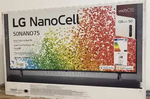 Stylish 50 Inch Smart TV LG 50NANO756 Nano Cell +DSTV