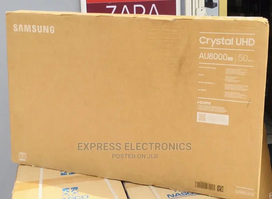 {+Free DSTV} UHD Smart Crystal Samsung 50”Au8000 Tv
