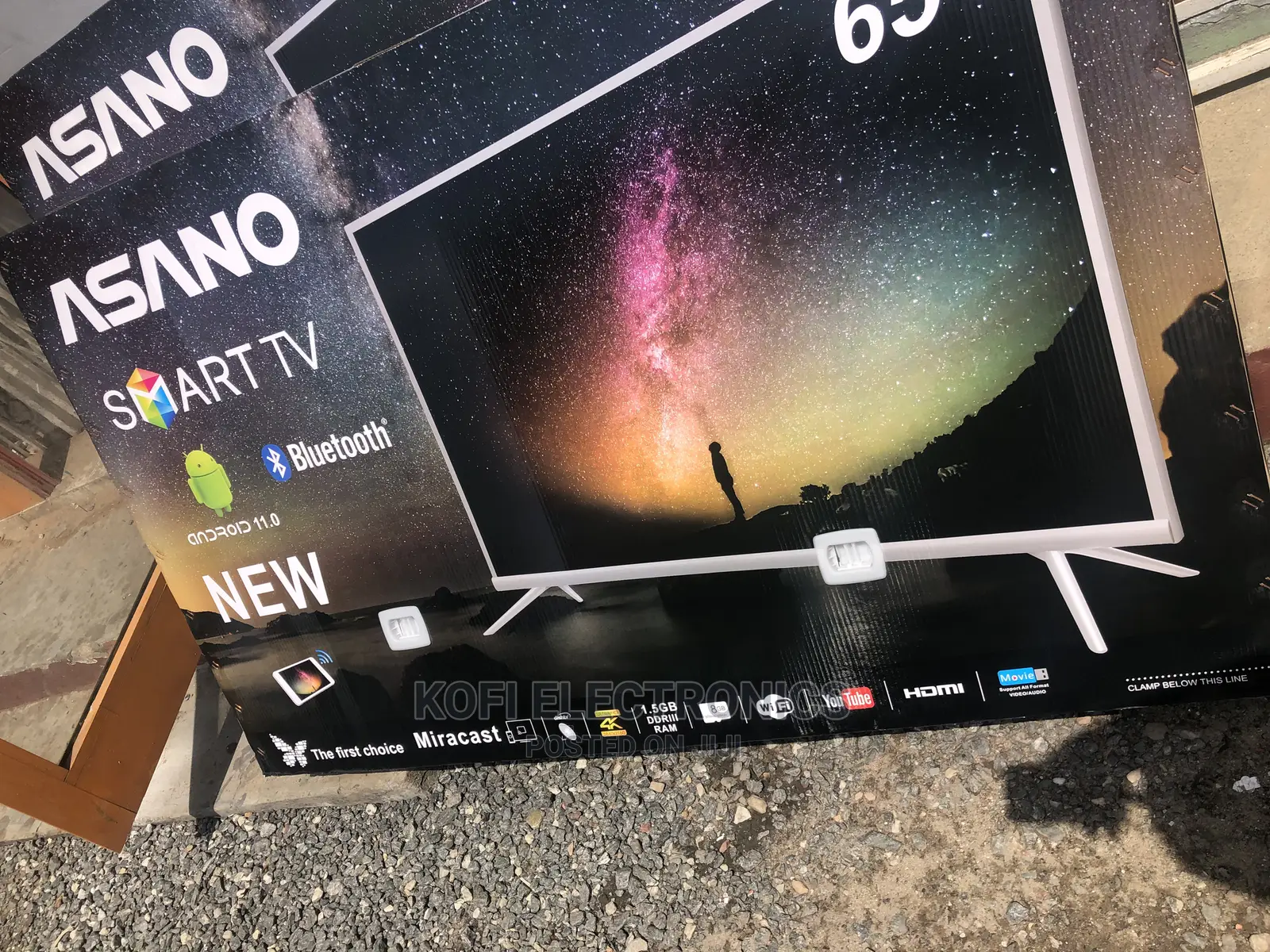 Quality Graphics Asano 65′′ UHD Miracast Smart Satellite