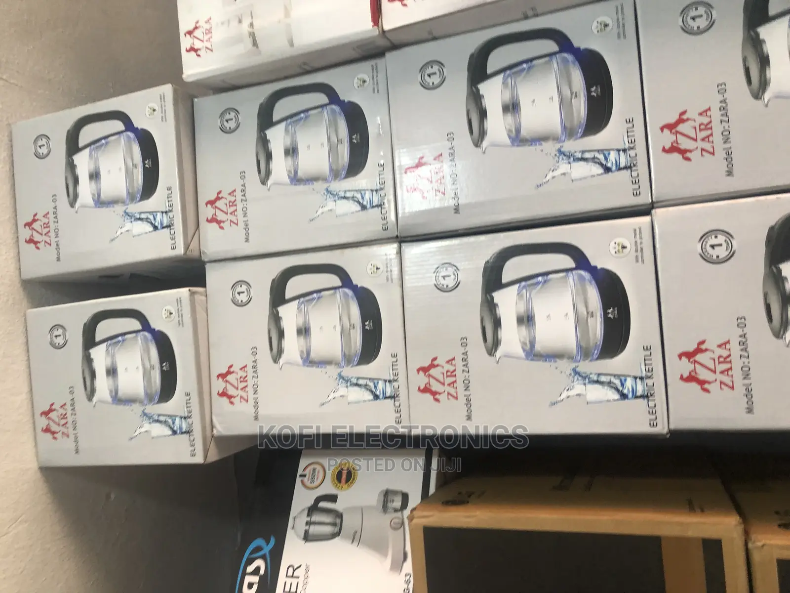 Zara Kettle 1.8ltrs – Transparent