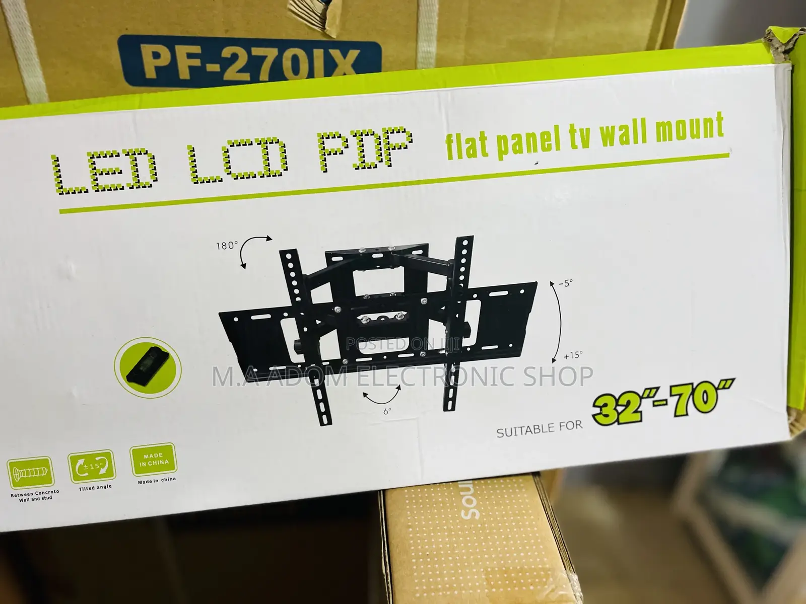 LED LCD Flat Panel Wall Mount 32”-70”