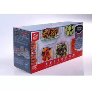 Berkley Jensen 28-Pc Glass Food Storage Containers