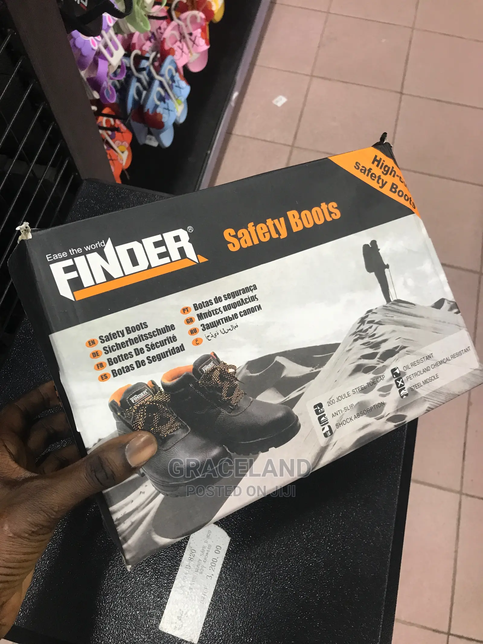 This Is Original FINDER Safety Boots in Accra Metropolitan Safetywear