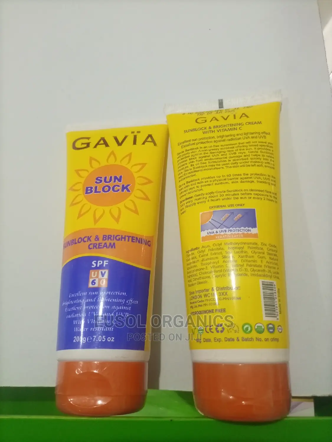 Gavia Sunblock and Brightening Cream