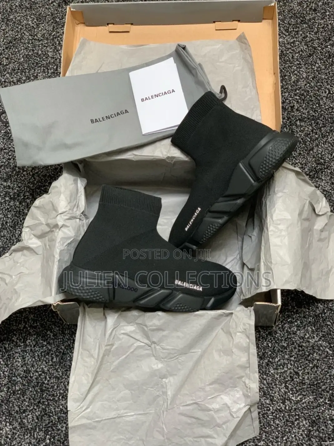 Balenciaga Socks Og Black