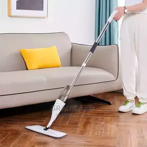 Spray Mop Floor With Reusable Microfiber Pads 360 Degree