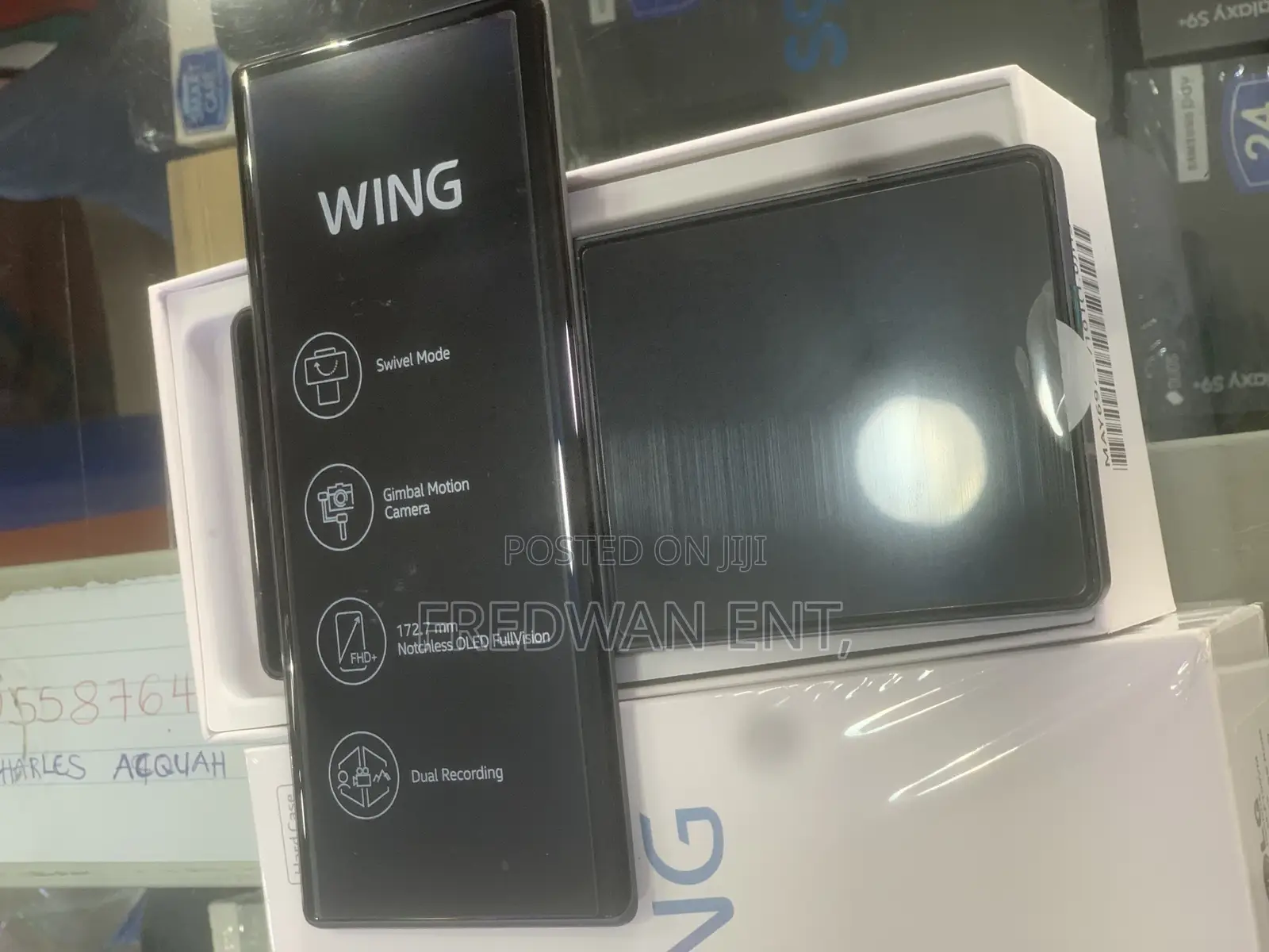 New LG Wing 5G 128 GB Gray