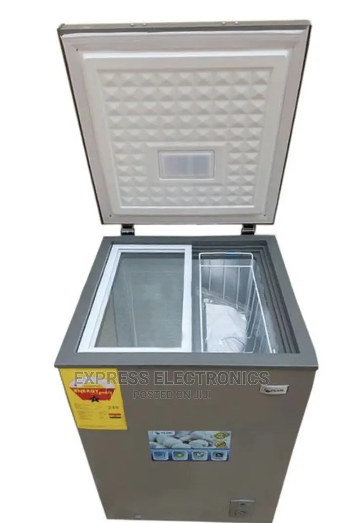 Pearl Chest Freezer 100 Litres – Silver PCF- Best Sales