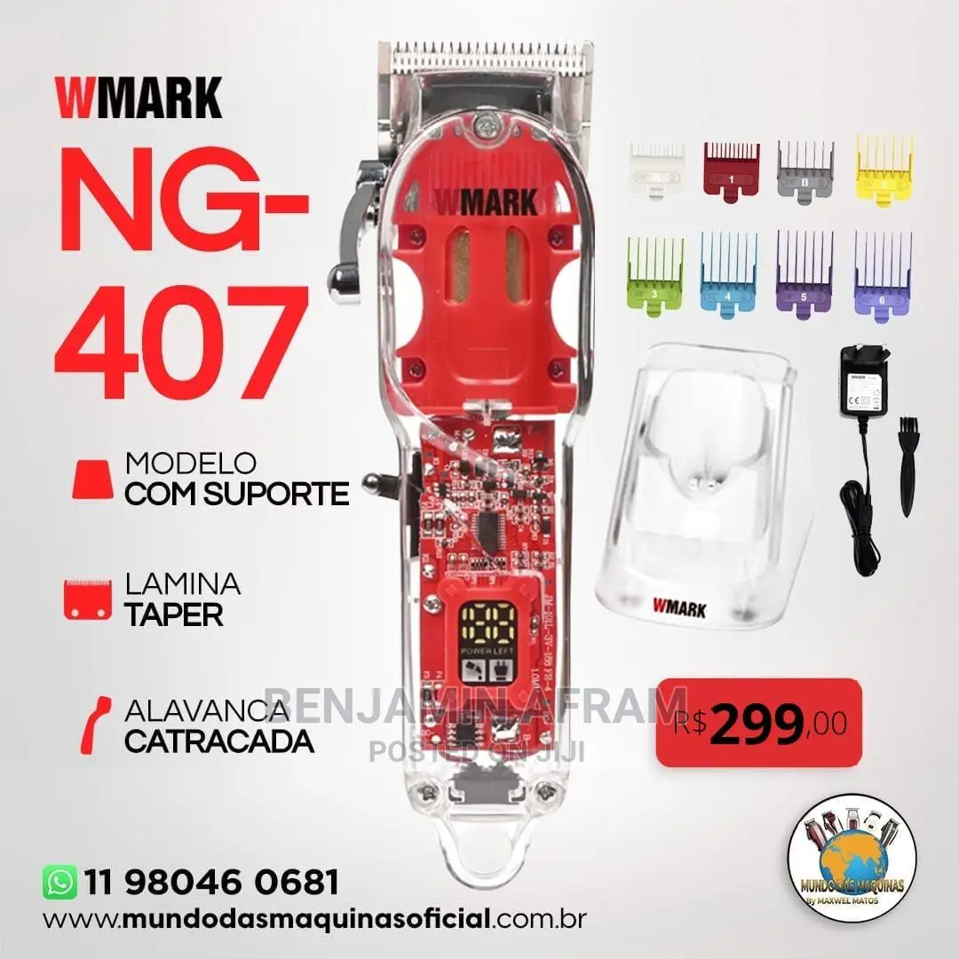Rechageable Cordless Hair Clippers Wmark NG-407