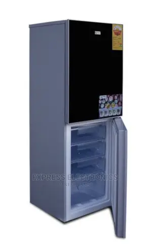 314 Litrdouble Door No Frost Fridge,Silver- Rf/309 Rainbow